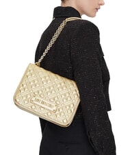 LOVE MOSCHINO BOLD LOVE Umhängetasche mit Kettengriffen Gold - Damentaschen - 5