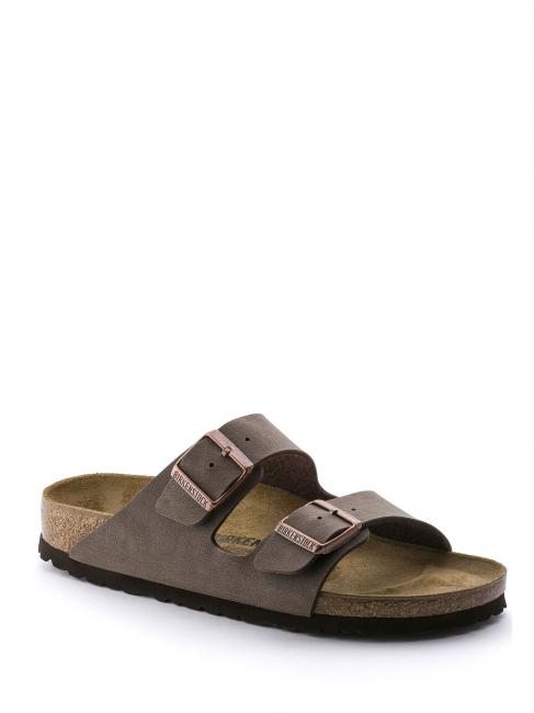 ARIZONA BIRKO-FLOR NUBUK Pantoffel-Sandale Mokka - Schuhe Unisex