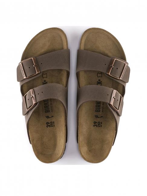 ARIZONA BIRKO-FLOR NUBUK Pantoffel-Sandale Mokka - Schuhe Unisex