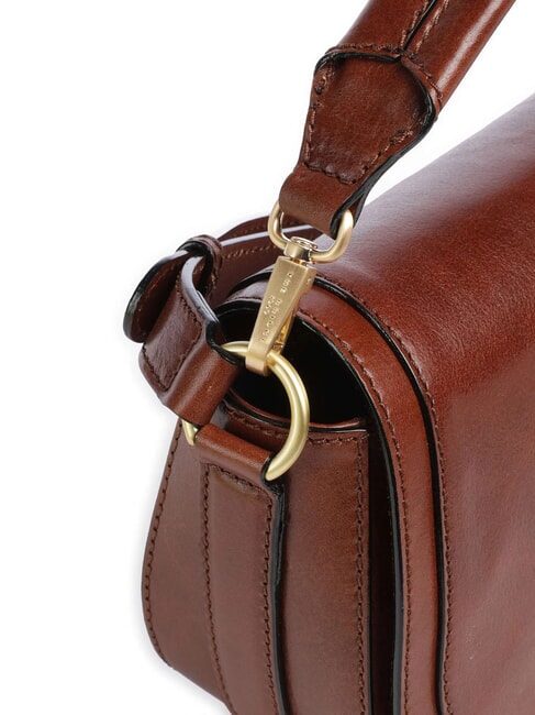 ILARIA Umhängetasche aus Leder BRAUN - Damentaschen