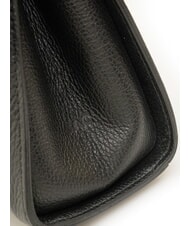 LESAC SABRINA Dollar-Umh&auml;ngetasche aus Leder Schwarz - Damentaschen - 3