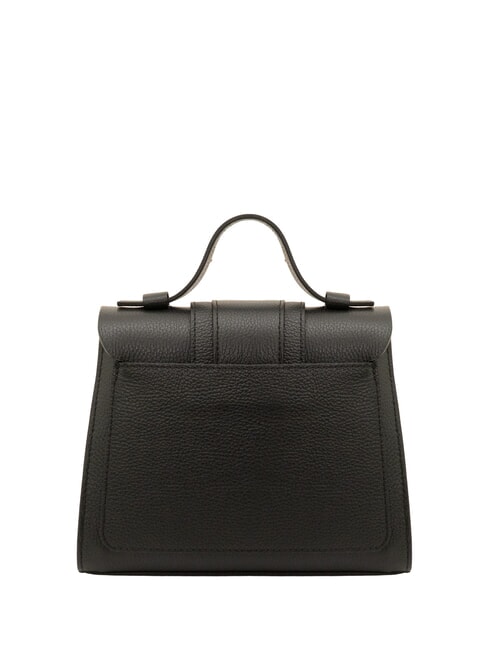 SABRINA Dollar-Umh&auml;ngetasche aus Leder Schwarz - Damentaschen