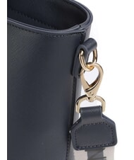 MARIO VALENTINO ZERO RE Shopping Bag mit Logo-Schultergurt Mitternachtsblau - Damentaschen - 3