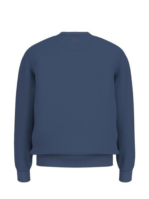 EMBRO ON SLEEVE  Sweatshirt aus Baumwollmischung endloses Blau - Sweatshirts Herren