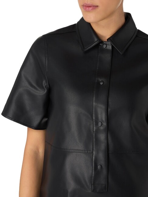 CK JEANS Kurzes Hemdblusenkleid mit Knöpfen ck schwarz - Damenkleider