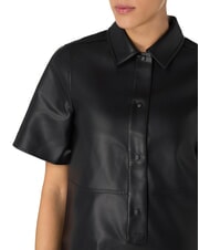 CALVIN KLEIN CK JEANS Kurzes Hemdblusenkleid mit Knöpfen ck schwarz - Damenkleider - 3