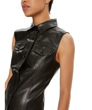 CALVIN KLEIN CK JEANS Knielanges ärmelloses Kleid ck schwarz - Damenkleider - 4