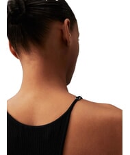 CALVIN KLEIN CK JEANS Geripptes kurzes Tankkleid ck schwarz - Damenkleider - 4