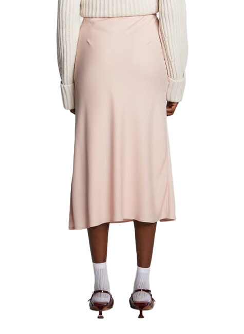 CK Glänzender Longuette-Rock Blütenblatt erröten - Damenröcke