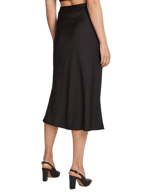 CK Glänzender Longuette-Rock ck schwarz - Damenröcke