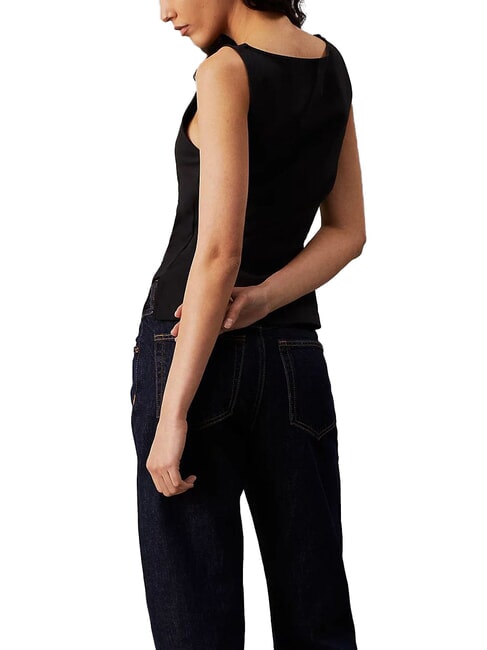 CK JEANS Tanktop mit U-Boot-Ausschnitt ck schwarz - T-Shirts und Tops für Damen