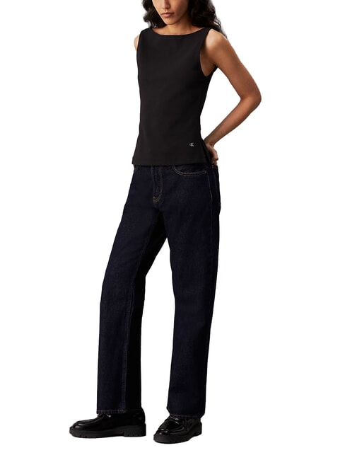 CK JEANS Tanktop mit U-Boot-Ausschnitt ck schwarz - T-Shirts und Tops für Damen