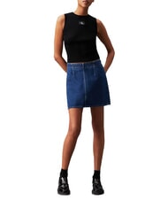 CALVIN KLEIN CK JEANS Geripptes Tanktop ck schwarz - T-Shirts und Tops für Damen - 3