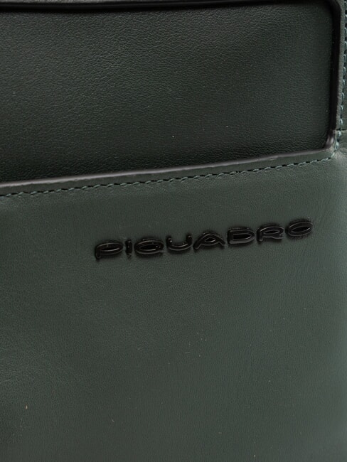 W119 iPad-Tasche aus Leder GR&Uuml;N - Umh&auml;ngetaschen Herren