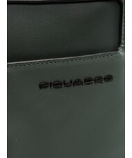 PIQUADRO W119 iPad-Tasche aus Leder GR&Uuml;N - Umh&auml;ngetaschen Herren - 3