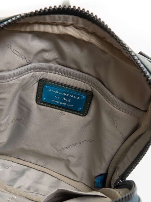 W119 iPad-Tasche aus Leder GR&Uuml;N - Umh&auml;ngetaschen Herren