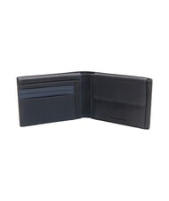 PIQUADRO TALLIN Brieftaschenklappe und M&uuml;nzfach aus Leder Blau - Brieftaschen Herren - 4