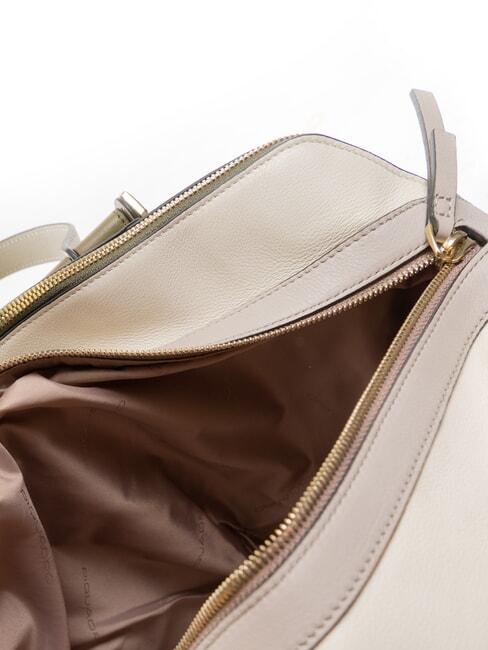 CIRCLE  CIRCLE Multifunktionale Ledertasche GR&Uuml;N / BEIGE - Arbeitstaschen