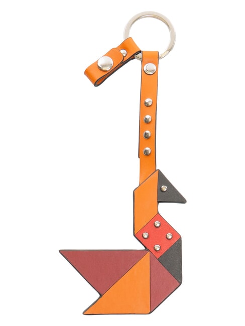 MUSE Schlüsselanhänger aus Leder ORANGE - Schlüsselanhänger und Schlüsseletuis