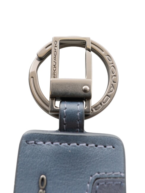 HAKONE Schl&uuml;sselanh&auml;nger mit Lederanh&auml;nger Blau - Schl&uuml;sselanh&auml;nger und Schl&uuml;sseletuis