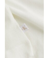 CALVIN KLEIN CK JEANS Baumwollpullover mit Rundhalsausschnitt Elfenbein - Damenpullover - 3