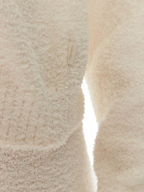 CK Sweatshirt mit Rundhalsausschnitt Elfenbein - Sweatshirts Damen