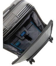 PIQUADRO BIZ Handgep&auml;cktrolley, PC-Halterung Schwarz - Handgep&auml;ck - 8