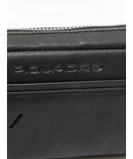 PIQUADRO NABUCCO Mini-Regenschirm mit Lederetui Schwarz - Regenschirme - 6