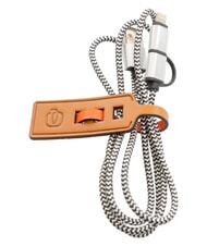 PIQUADRO BAGMOTIC Lederkabelbinder mit USB-Kabel Leder / rot - Reisezubehör - 3