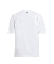 CALVIN KLEIN CK Kurzärmliges Cut-Out-T-Shirt strahlendes Weiß - T-Shirts und Tops für Damen - 5