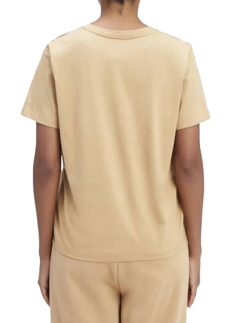 CK Kurzärmliges T-Shirt mit Rundhalsausschnitt Eiskaffee - T-Shirts und Tops für Damen