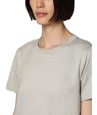 CALVIN KLEIN CK Kurzärmliges T-Shirt mit Rundhalsausschnitt Sandkiesel - T-Shirts und Tops für Damen - 3