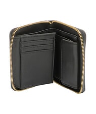 LOVE MOSCHINO LETTERING Geldbörse mit Rundum-Reißverschluss Schwarz - Brieftaschen Damen - 2