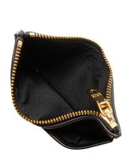 LOVE MOSCHINO LOCKED IN GOLD  Geldbörse Schwarz - Brieftaschen Damen - 3