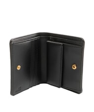 LOVE MOSCHINO LOCKED IN GOLD  Kleine Brieftasche Schwarz - Brieftaschen Damen - 2