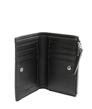 GIANNI CHIARINI GRANA DOLLARO  Kleine Lederbrieftasche Schwarz - Brieftaschen Damen - 2