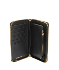 BORBONESE CLASSICA  Geldbörse mit Rundum-Reißverschluss OP / NATUR / SCHWARZ - Brieftaschen Damen - 2