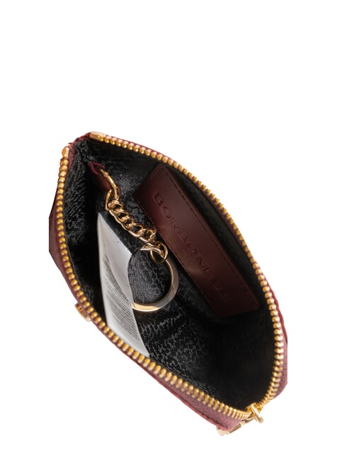 CLASSICA Münzetui mit Schlüsselring Merlot - Schlüsselanhänger und Schlüsseletuis