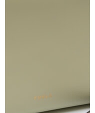 FURLA NUVOLA Mini-Schultertasche aus Leder heller Salbei - Damentaschen - 3