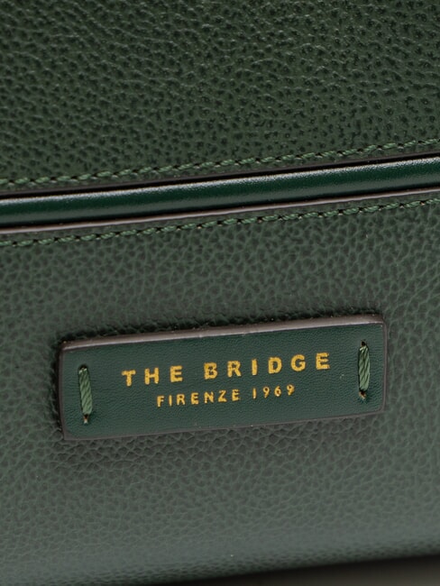 DOMITILLA  Lederschönheit goldfarbener Malachit - Beauty-Case