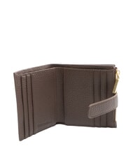 COCCINELLE METALLIC SOFT Mini-Geldb&ouml;rse aus Leder Br&uuml;nette - Brieftaschen Damen - 2
