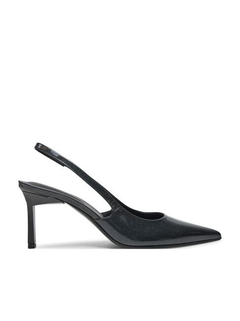 CK Slingback-Pumps aus Leder ck schwarz - Damenschuhe