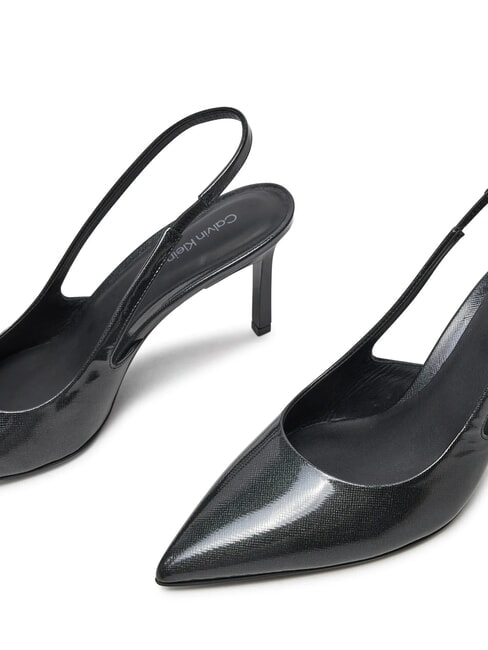CK Slingback-Pumps aus Leder ck schwarz - Damenschuhe
