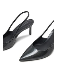 CALVIN KLEIN CK Slingback-Pumps aus Leder ck schwarz - Damenschuhe - 4