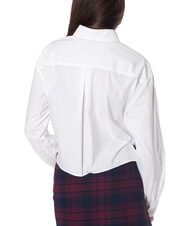 CALVIN KLEIN CK JEANS Kurzes, langärmeliges Baumwollhemd - Damenblusen