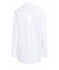 CALVIN KLEIN CK Transparentes Oversize-Cut-Out-Shirt strahlendes Weiß - Damenblusen - 5
