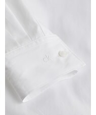 CALVIN KLEIN CK Langarmhemd im Relaxed Fit strahlendes Wei&szlig; - Damenblusen - 6