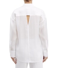 CALVIN KLEIN CK Transparentes Oversize-Cut-Out-Shirt strahlendes Weiß - Damenblusen - 2