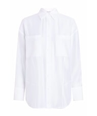 CALVIN KLEIN CK Transparentes Oversize-Cut-Out-Shirt strahlendes Weiß - Damenblusen - 4