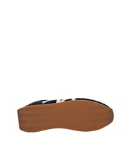 ARMANI EXCHANGE ROYALE SUEDE AIR MESH Ledersneakers mit AX-Logo Marineblau + Cremeweiß - Herrenschuhe - 5